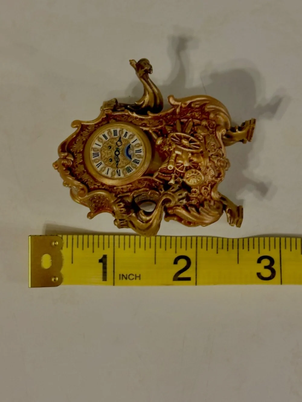 Disney Beauty and the Beast Set of 3 Figures Cale Toppers Belle Beast Cogsworth